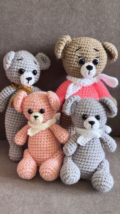 Вязаные игрушки ручной работы