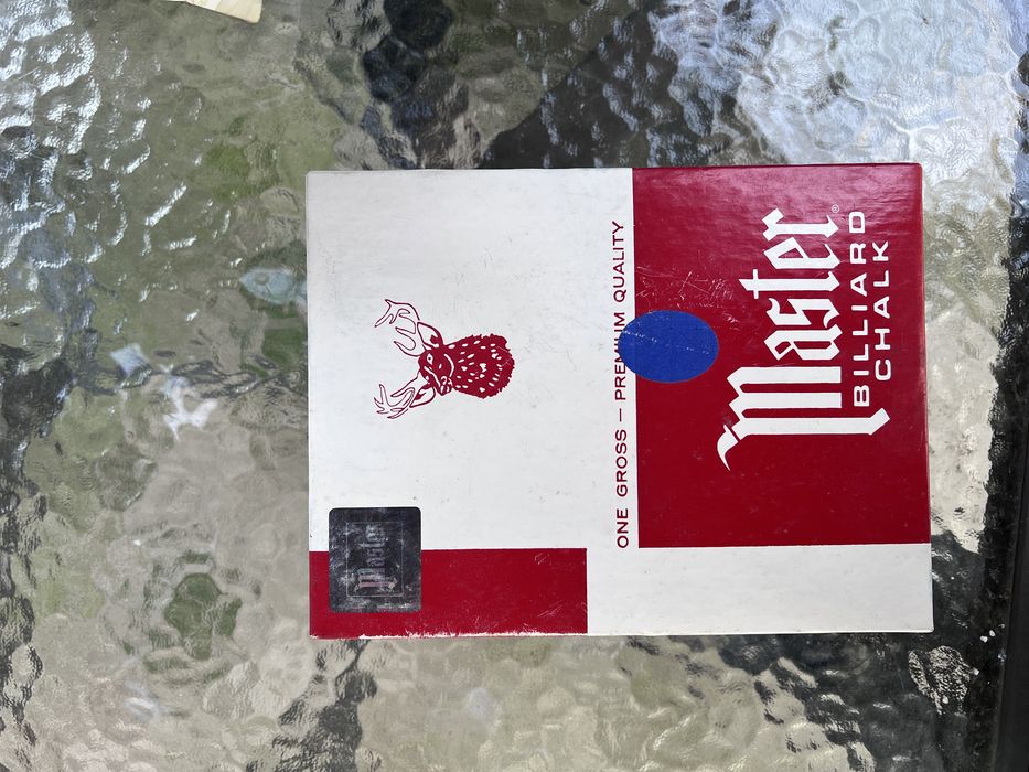 Cretă / Cărbune biliard premium U.S.A   144 de bucăți