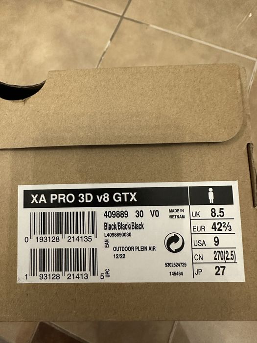 Кроссовки SALOMON XA PRO 3D v8 GTX