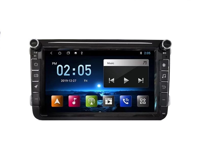 Navigatie VW Tiguain Passat B6 B7 Golf 5 6 Skoda Octavia 2 , 8 inch