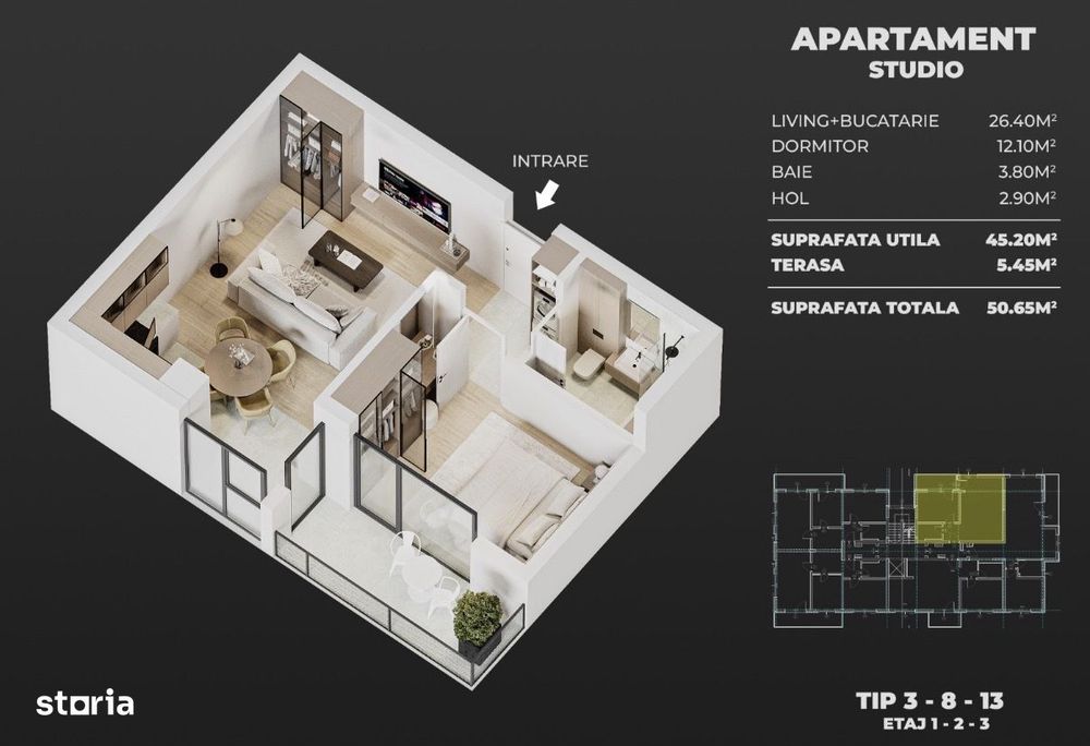 Apartament 2 Camere Nou || Avans Flexibil si Conditii Avantajoase ||