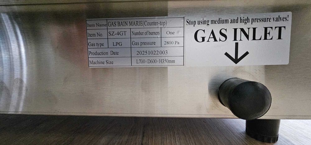 Aparat profesional bain marie alimentare gaz -TRANSPORT GRATUIT