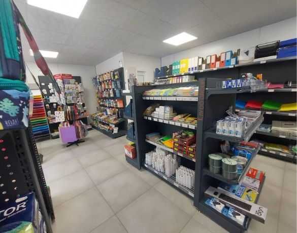 Метални крайстенни и островни стелажи за архив и книжарница тъмно сив