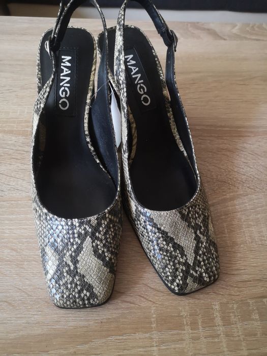 Pantofi Mango piele
