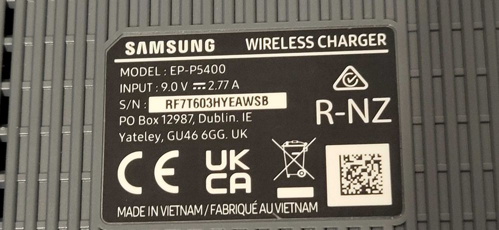 SAMSUNG Wireless Incarcator Fuctional