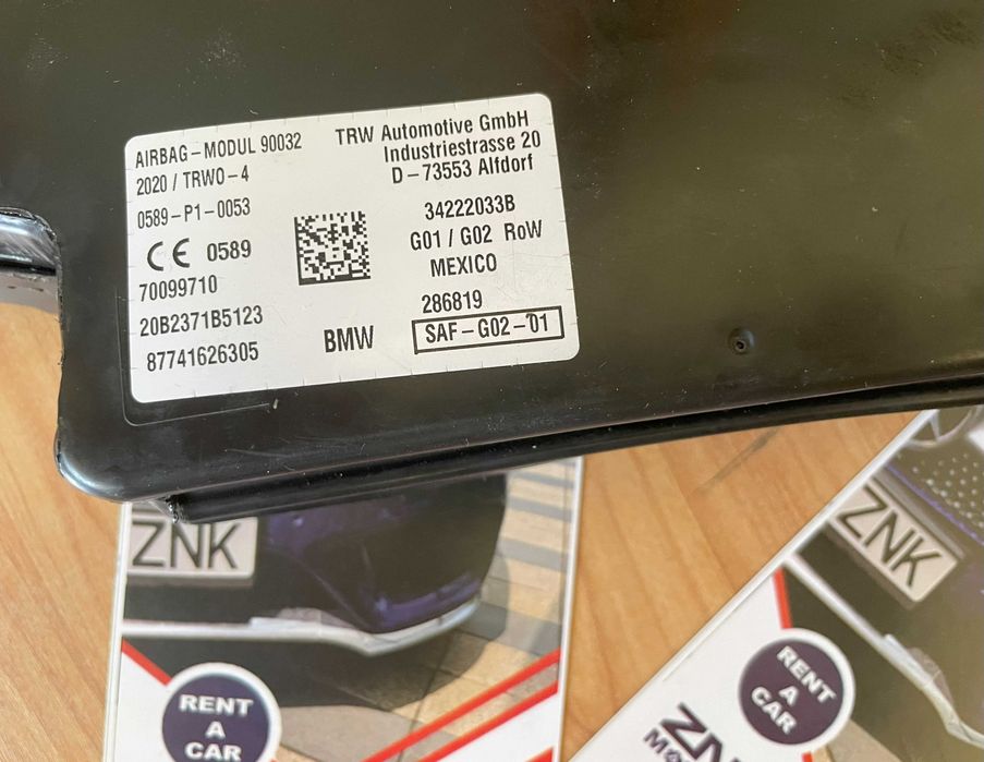 BMW G01 G02 X3 X4 - airbag scaun sofer / pasager - stanga / dreapta