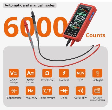 Интелигентен цифров мултицет Proster с автоматично избиране на обхват