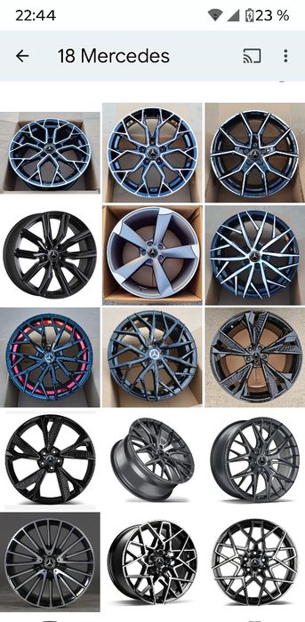 Jante 18 Mercedes Clasa A,B,C,E M,S, V CLA GLE, GLS, VIANO VITO