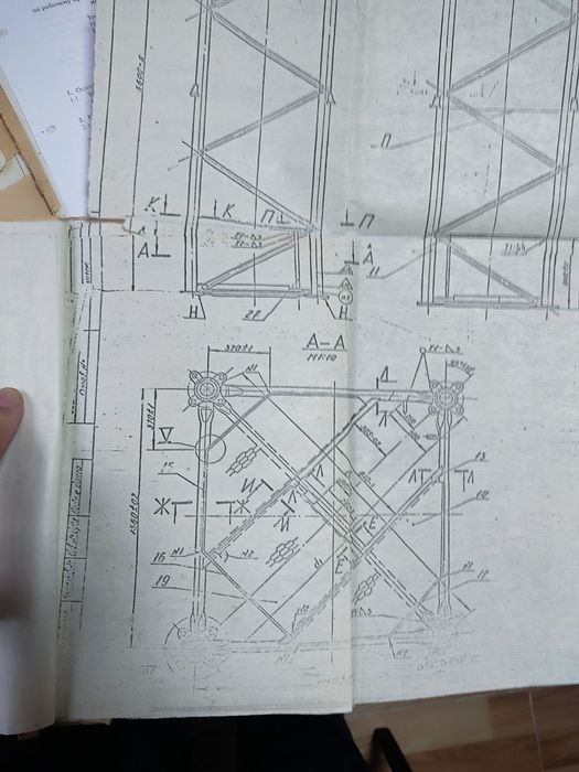Вставки для башенного крана