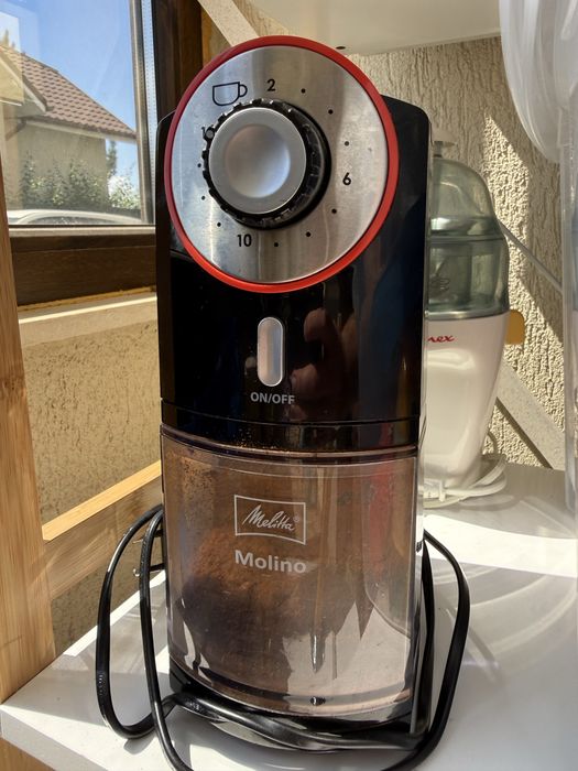 Espressor Breville Mini Barista + optional rasnita Melitta Molino