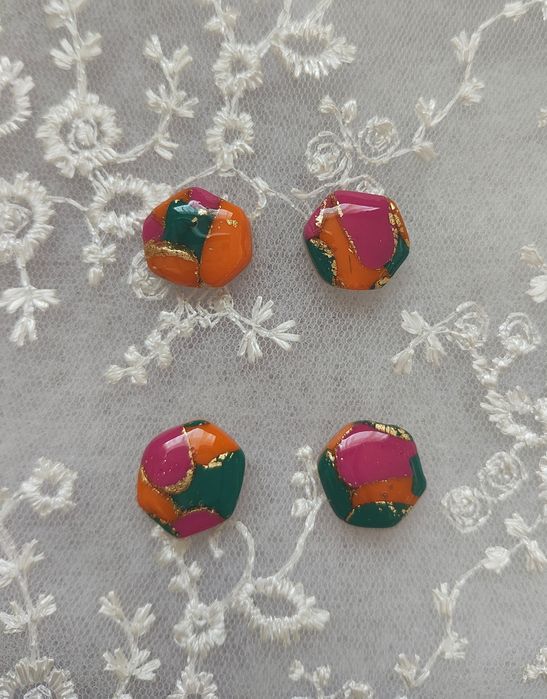 Ръчно изработени обеци от полимерна глина