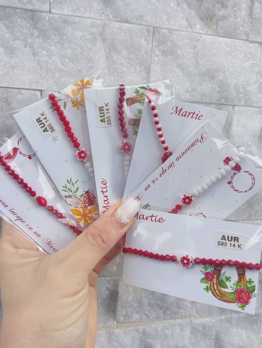 Martisoare hande made aur 14 k