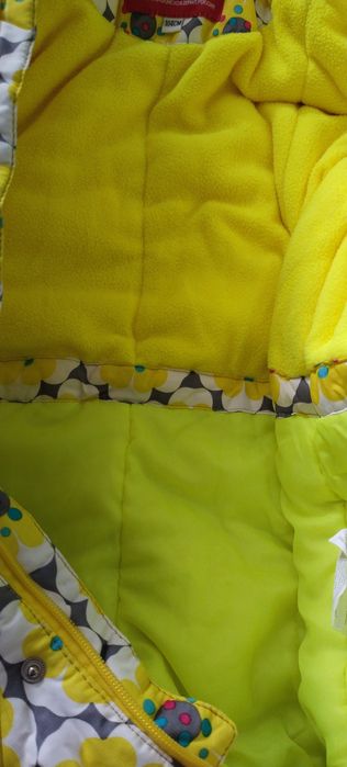 Зимний слитный детский комбинезон