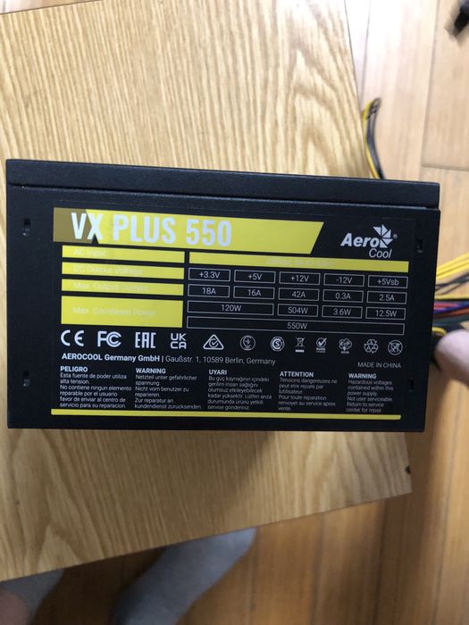 Продам срочно блок питания 550w состоянии нового Астана