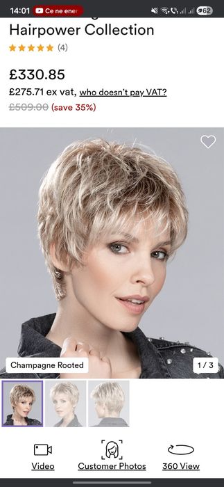 Perică tip coc de la Ellen Wille, model Duo, nuanța 12 – blond închis