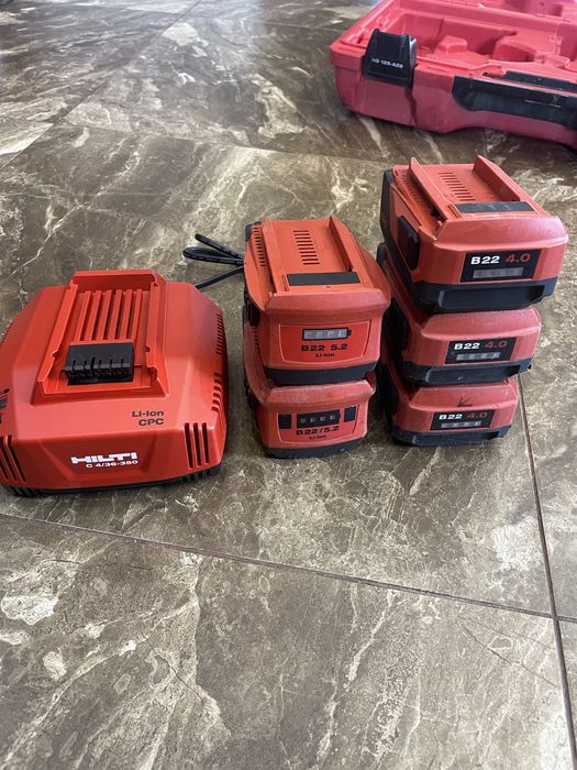 Hilti c4/36-350 батерии 4.0ah 5,2ah