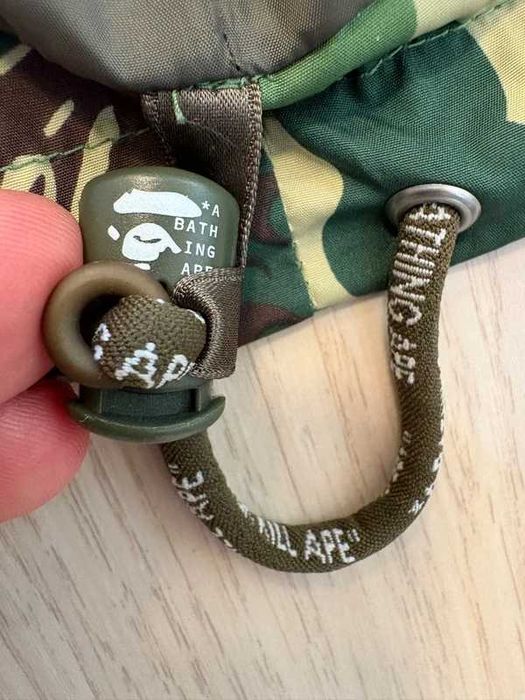 A Bathing Ape Green Nigo Flame Camo Snowboard Jacket