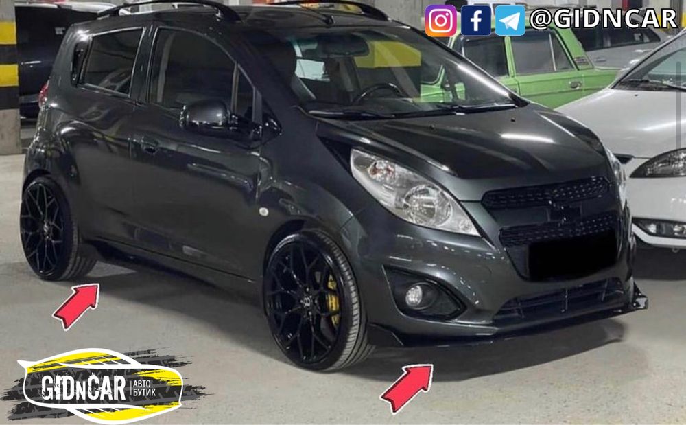 Универсальный Сплитер (обвес) передний бампер