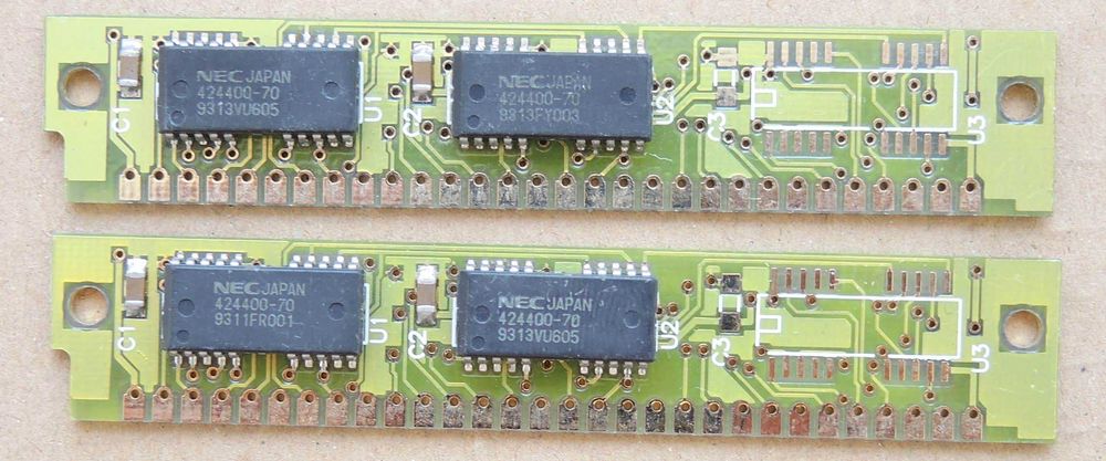 2Mb (2x1Mb) Simm 30 pin NEC 424400-70 Testat