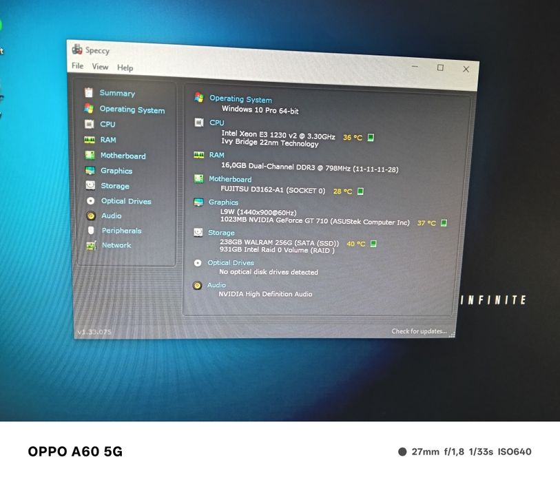 PC i7 Fujitsu Siemens