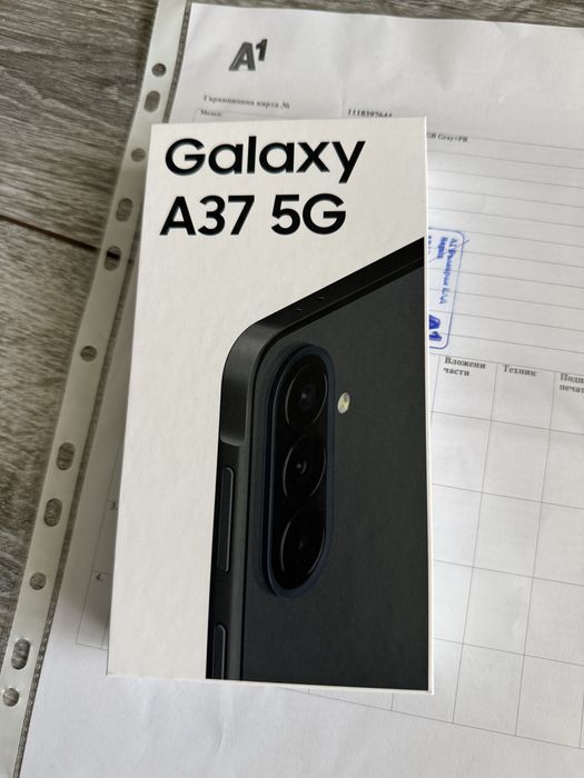 НОВ телефон Samsung Galaxy A37 5G Dual SIM 128GB Black – 24 месеца гаранция