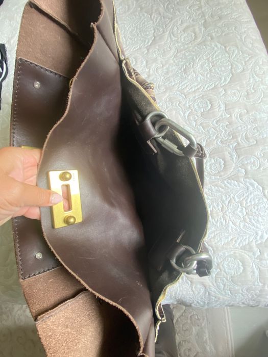 Страхотна чанта P**r ada и Chloe кожена