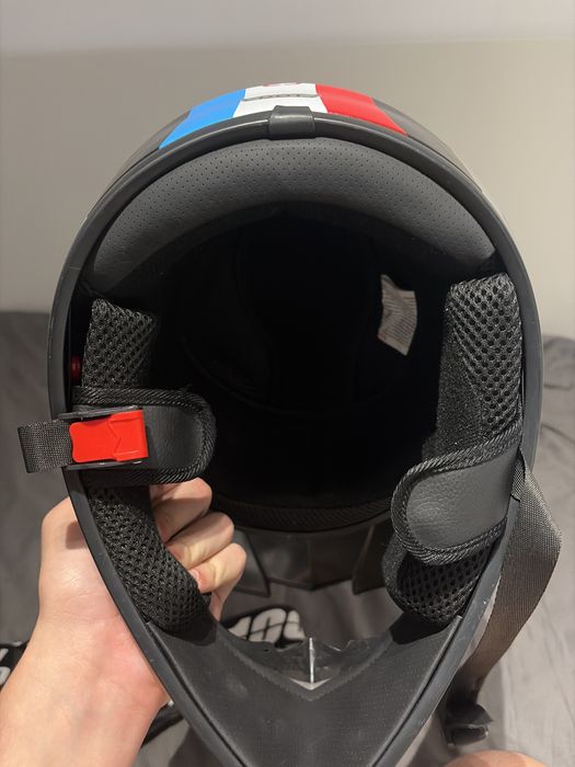 Casca enduro Red bull + ochelari 100%