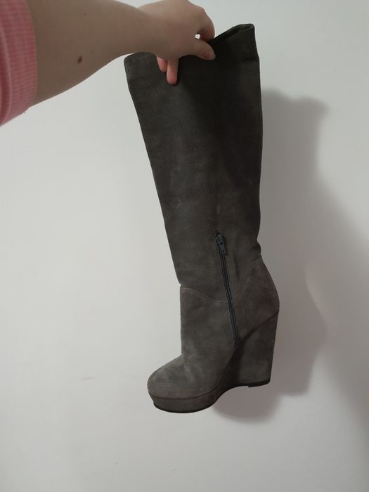 Cizme de piele întoarsă Cristhelen B. Musette