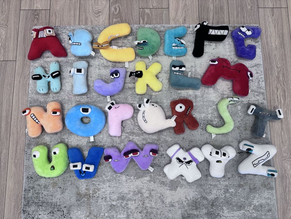 Алфавит лора мягкие игрушки