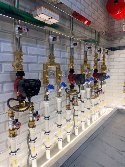 Сантехник монтаж отопления, тёплый пол, установка Двухконтурные  котлы