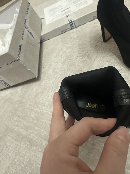 Ботильоны замшевые