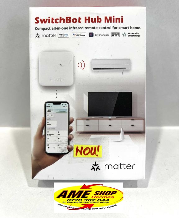 SwitchBot Hub Mini, NOU/Sigilat!