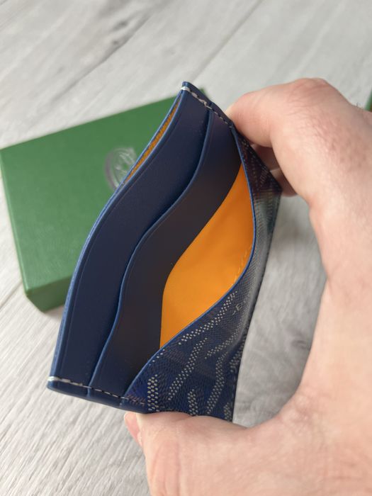 Cardholder Goyard Blue