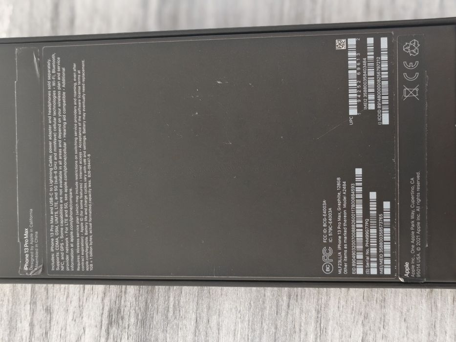 Ipone 13 pro max telefon umuman aybi yo'q ochilmagan usta ko'rmagan.