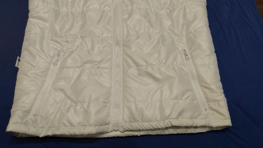 Бели работни ватирани/есенни  елеци