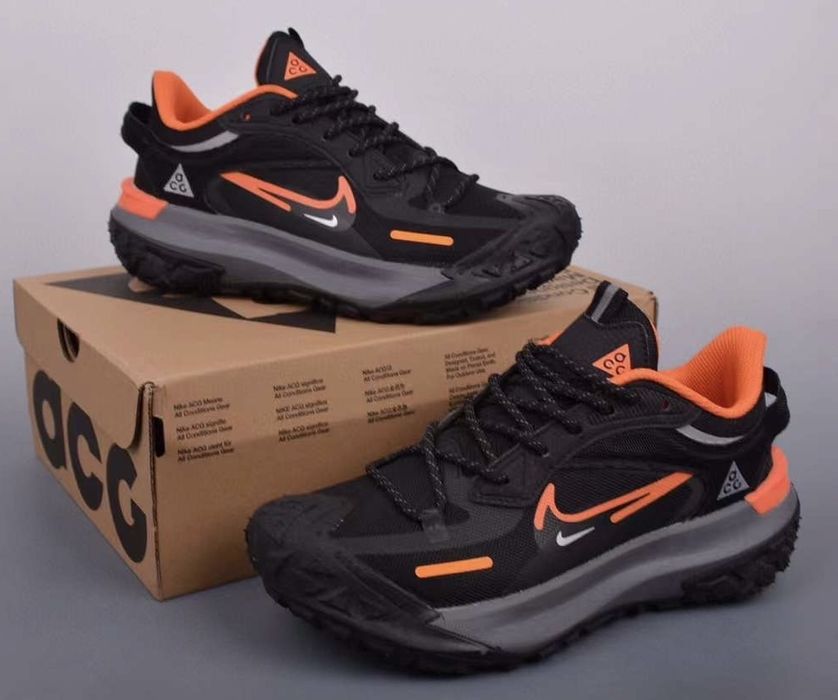 Нови мъжки маратонки Nike ACG Mountain FLY 2 Low Black/Grey/Orange