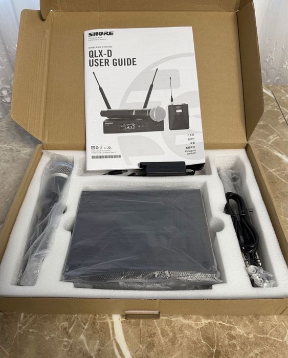 Shure QLX-D capsula BETA 58a, microfon wireless fara distorsiuni, 100M