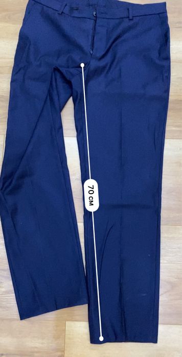 Классические синие брюки