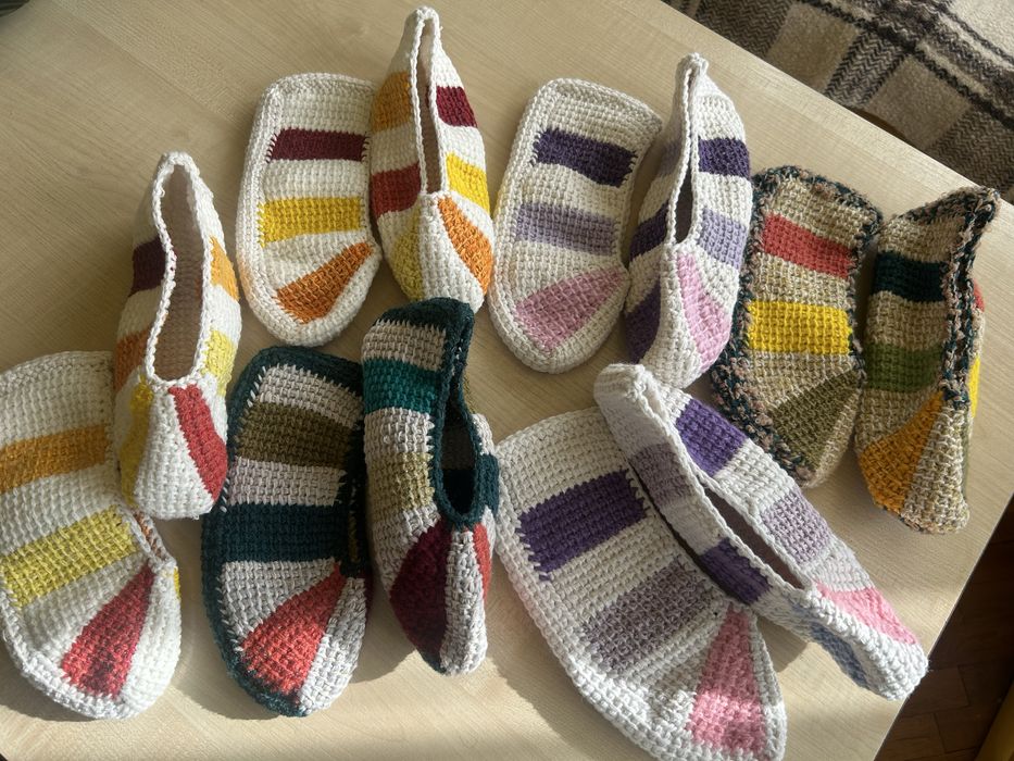 Моите топли шарени терлици