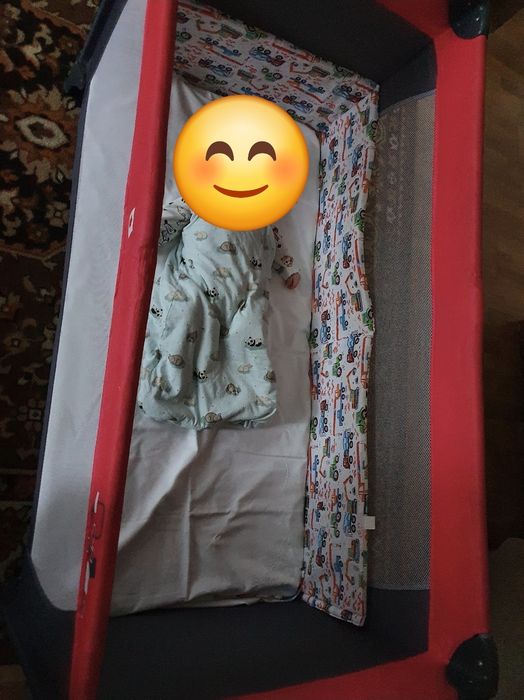 Patut pliabil cu saltea 60x120