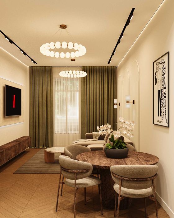 Дизайн интерьера под ключ 2000тенге за кв/м