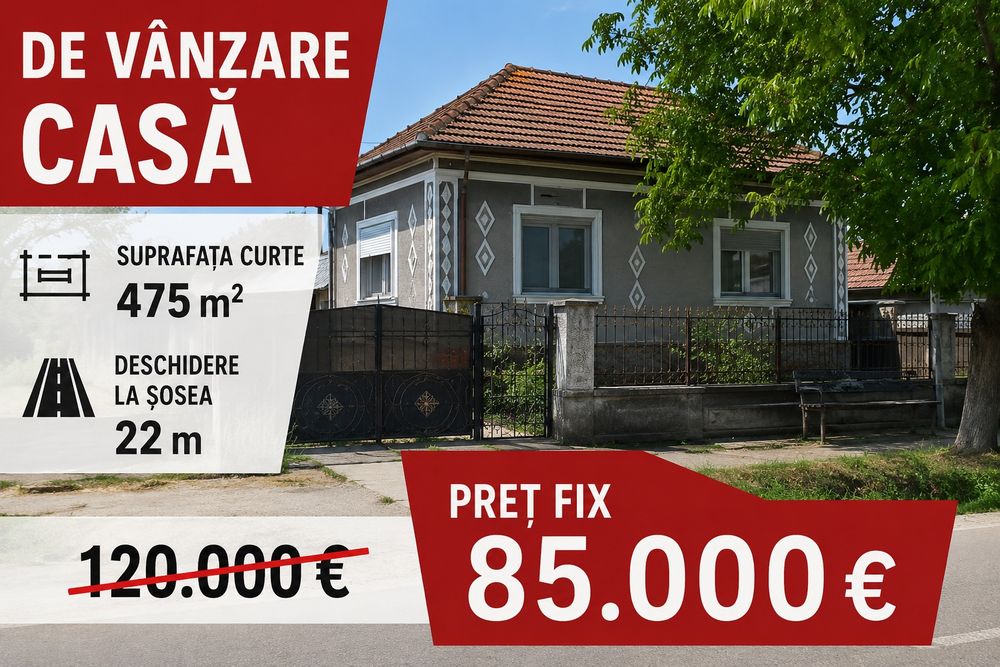 Casa de vânzare str Bucuresti nr 389