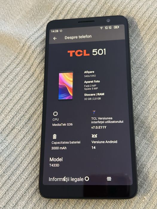 Telefon TCL ca nou