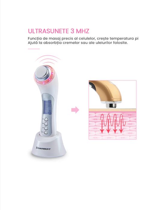 Aparat profesional pentru Tratament Facial Zenkabeat 10T-Plus