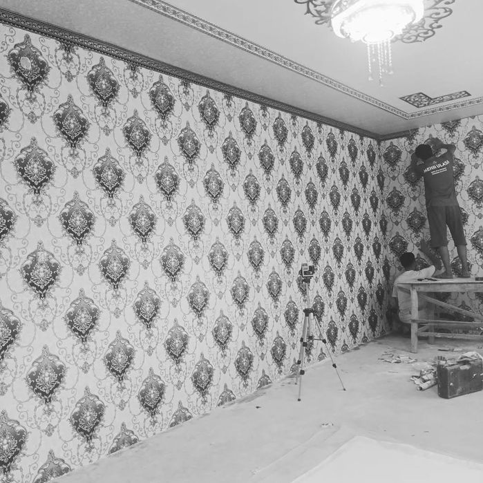 Malyarka, oboy, patalok, Lamenat, kraska yevro remont qilamiz.