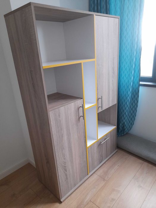 Бюро, Офис работна маса с полица/рафт (Явор) и Гардероб тип секция