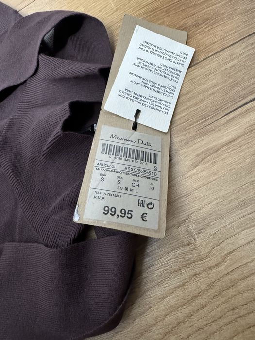 Рокли Massimo Dutti плетиво рокля S и М размери