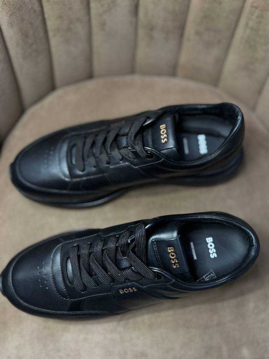 BOSS мужские кожаные кроссовки РАЗМЕР 42,43,44