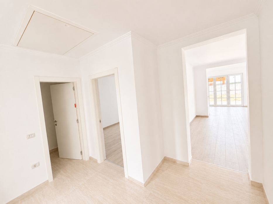 Duplex nou 88 mp utili | 2 dormitoare | Total teren 370 mp | Terasă acoperită 18 mp | 153.000 € TVA inclus
