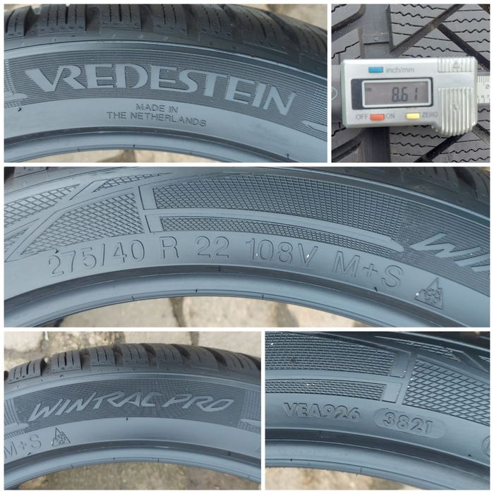 O bucată 285/275 40 R22 M+S iarnă - una Pirelli Vredestein